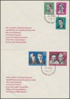 849-853 KZ-Opfer - Junge Antifaschisten 1961 - Satz Auf FDC 1 Und FDC 2 - Brieven En Documenten