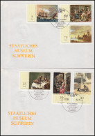 2726-2731 Gemälde Niederländischer Maler, Satz Auf FDC 1 Und FDC 2 - Covers & Documents