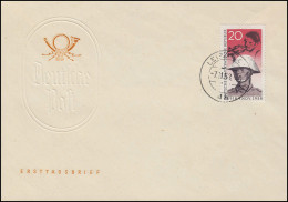 662 Novemberrevolution 1958: Schmuck-FDC ET-O LEIPZIG 7.11.58 - Brieven En Documenten