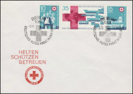 1789-1791 Deutsches Rotes Kreuz (DRK) 1972 - Zusammendruck Schmuck-FDC ESSt - Zusammendrucke