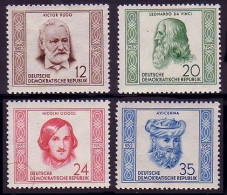 311-314 Persönlichkeiten 1952, Satz Postfrisch ** - Unused Stamps