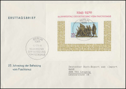 Block 32 Jahrestag Der Befreiung Vom Faschismus Auf Schmuck-FDC ESSt Berlin - Covers & Documents