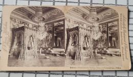 Chambre à Coucher De Catherine De Médicis, Palais De Fontainebleau, France - Stereoskope - Stereobetrachter