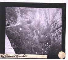 PLAQUE DE VERRE Photo  - Les Alpes - Le Vercors - Les Grands Goulets -   Année  1890 - Glasdias