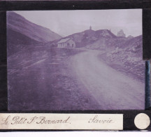 PLAQUE DE VERRE -  Photo  - Les Alpes - Le PETIT SAINT BERNARD -   Année  1890 - Plaques De Verre