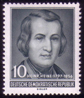 516 Heinrich Heine 10 Pf ** Postfrisch - Ongebruikt