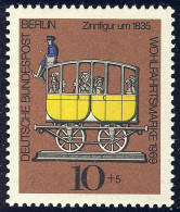 348 Wohlfahrt Zinnfiguren 10+5 Pf Postwagen ** - Nuovi