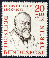 168 Männer Der Geschichte 20+10 Pf Ludwig Heck ** - Unused Stamps