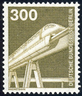 672 Industrie Und Technik 300 Pf Magnetbahn ** - Unused Stamps