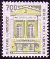 1691 Sehenswürdigkeiten 700 Pf Deutsches Theater ** - Ungebraucht