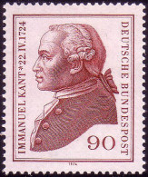 806 Immanuel Kant ** Postfrisch - Unused Stamps