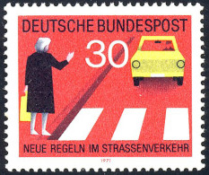 673 Straßenverkehr 30 Pf Fußgänger ** - Neufs