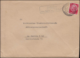 Landpost SELLESSEN über SPREMBERG Niederlausitz 25.9.1938 Auf Brief Nach BERLIN - Otros & Sin Clasificación