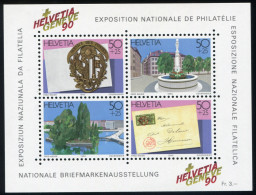 Schweiz Block 26 Briefmarkenausstellung HELVETIA GENEVE Genf, Postfrisch ** - Otros & Sin Clasificación