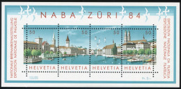 Schweiz Block 24 Briefmarkenausstellung NABA ZÜRI Zürich, Postfrisch ** - Autres & Non Classés