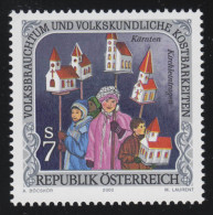 2302 Volksbrauchtum & Kostbarkeiten: Kinder Beim Kirchleintragen, 7 S ** - Unused Stamps