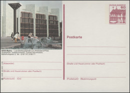P138-l6/081 - 6500 Mainz, Rathaus ** - Cartoline Illustrate - Nuovi