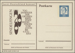 P081-26/193 Sindelfingen, 750-Jahr-Feier 1963 ** - Cartes Postales Illustrées - Neuves