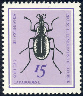 1412 Käfer Schaufellaufkäfer 15 Pf ** Postfrisch - Unused Stamps