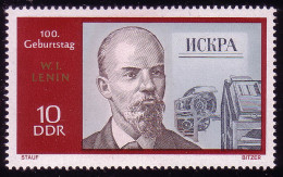 1557 Lenin 10 Pf ** Postfrisch - Nuevos