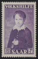 Saarland 356 Volkshilfe Gemälde 15 Fr 1954, ** - Unused Stamps