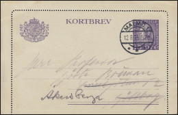 Kartenbrief K 23 KORTBREV 15 Öre, MALMÖ 12.8.25 Nach Göteborg, Karte Mit Rand - Postal Stationery