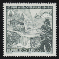 1779 100 Jahre Wildbachverbauung Österreich, Sperren An Einem Wildbach 4.50 S ** - Unused Stamps