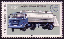 2749 Automobiltechnik 85 Pf Milchtank-Sattelzug ** - Nuevos