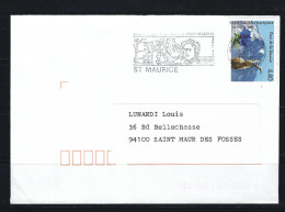 FRANCE 1996 - Y&T N°2998 - 4 F.40 Sur Lettre. Flamme D'oblitération Du 15-5-1996. 94 ST MAURICE .Val De Marne. - Storia Postale