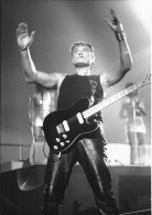 JOHNNY HALLYDAY 1990 A BERCY PHOTO DE PRESSE ORIGINALE 21X15CM R1 - Beroemde Personen