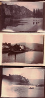 Photo Originale  - Année 1907 -  Riviere La MEUSE - Lot De 3 Photos - Lugares