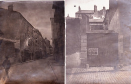 Photo Originale - Année 1908 - CLERMONT FERRAND -  Rue Des Roses - Lot 2 Photos - Lugares