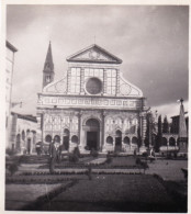 Photo Originale - Année 1930 - FIRENZE - FLORENCE -  Basilique Santa Maria Novella - Places