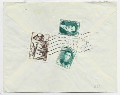 PERSIA 3R+1RX2 AU VERSO LETTRE COVER AIR MAIL LEVANT EXPRESS TRANSPORT TEHERAN IRAN 1958 TO SUISSE - Irán