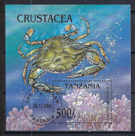 KENYA, OUGANDA & TANGANYIKA Ca.1970: BLOC Obl. "CRABE" - Crustacés