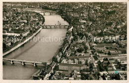 13191313 Basel BS Fliegeraufnahme Die Drei Rheinbruecken Basel BS - Sonstige & Ohne Zuordnung