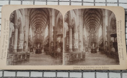 Intérieur De La Cathédrale, Anvers, Belgique. American Stereoscopes - Autres & Non Classés