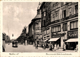 CPA Berlin Mitte, Brunnenstraße Ecke Invalidenstraße, Geschäft Leiser, Union, Straßenbahn - Sonstige & Ohne Zuordnung