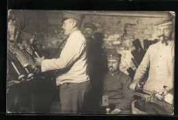 AK Soldaten Bei Der Arbeit Im Verpflegungsbereich, Rückwärtige Dienste  - War 1914-18