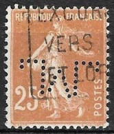 1022	N°	235	Perforé	-	M 7	-	SOCIETE DES MINES DE LENS - Used Stamps