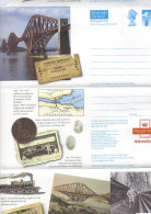 Großbritannien, Ca.1980(??), Aerogramm "Forth Bridge", Postfrisch (10392W) - Stamped Stationery, Airletters & Aerogrammes