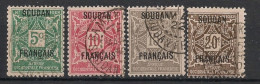 SOUDAN - 1921 - Taxe TT N°YT. 1 à 4 - 4 Valeurs - Oblitéré / Used - Used Stamps