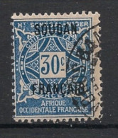 SOUDAN - 1921 - Taxe TT N°YT. 5 - 30c Bleu - Oblitéré / Used - Used Stamps