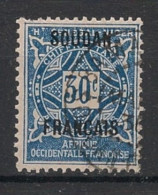 SOUDAN - 1921 - Taxe TT N°YT. 5 - 30c Bleu - Oblitéré / Used - Gebruikt