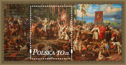 Poland 2024. Kościuszko Uprising. Battles. J. Matejko. Painting. Souvenir Sheet. MNH - Blokken & Velletjes