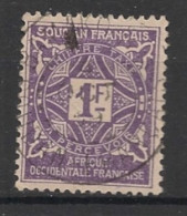 SOUDAN - 1931 - Taxe TT N°YT. 18 - 1f Violet - Oblitéré / Used - Gebruikt