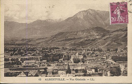 X124894 SAVOIE ALBERTVILLE VUE GENERALE EDITEUR LL NUMERO 65 - Albertville