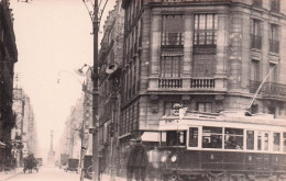 Levallois Perret  - Tramway - Carte Photo - Photo Geiger - Année 1950 - CPSM °J - Levallois Perret