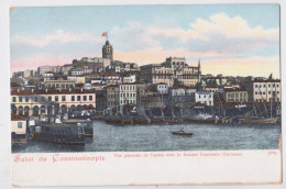 Salut De Constantinople Vue Générale De Galata Avec La Banque Impériale Ottomane - Turkey