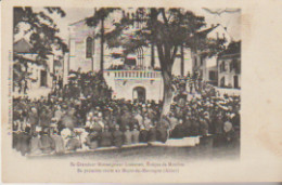 Rare Vue (03) Monseigneur LOBBEDEY, évêque De Moulins. Sa Première Visite Au MAYET-DE-MONTAGNE - Altri & Non Classificati